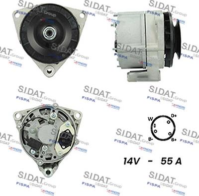 Sidat A12BH0409A2 - Alternatore autozon.pro