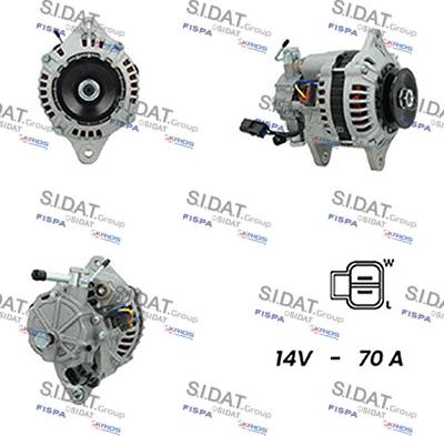 Sidat A12BH0480A2 - Alternatore autozon.pro