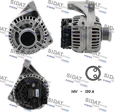 Sidat A12BH0439 - Alternatore autozon.pro