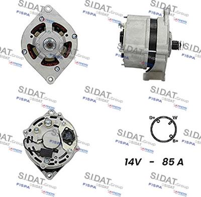 Sidat A12BH0430A2 - Alternatore autozon.pro