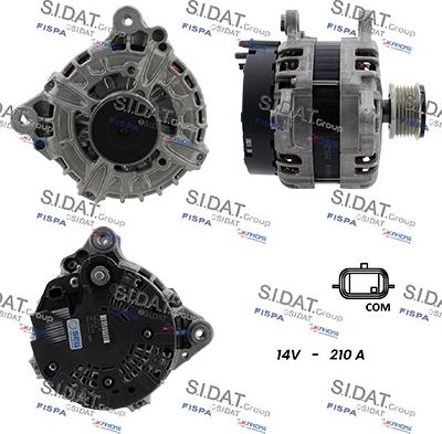 Sidat A12BH0424 - Alternatore autozon.pro