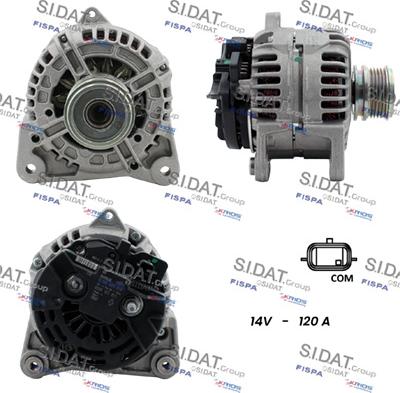 Sidat A12BH0420 - Alternatore autozon.pro