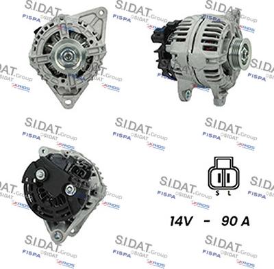 Sidat A12BH0470A2 - Alternatore autozon.pro