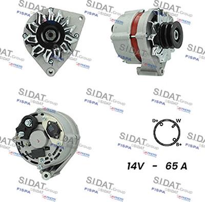 Sidat A12BH0598A2 - Alternatore autozon.pro