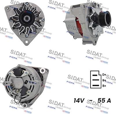 Sidat A12BH0548A2 - Alternatore autozon.pro