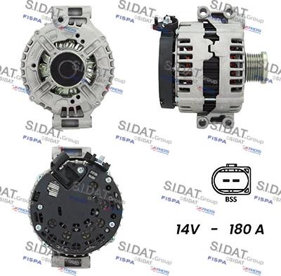 Sidat A12BH0512AS - Alternatore autozon.pro