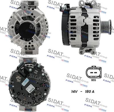 Sidat A12BH0512 - Alternatore autozon.pro