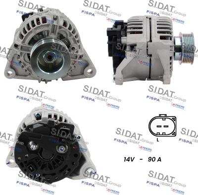 Sidat A12BH0580A2 - Alternatore autozon.pro