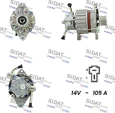 Sidat A12BH0535A2 - Alternatore autozon.pro