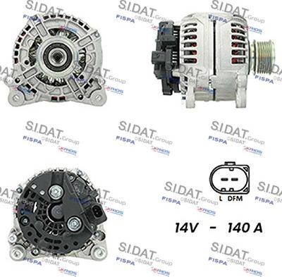 Sidat A12BH0530A2 - Alternatore autozon.pro