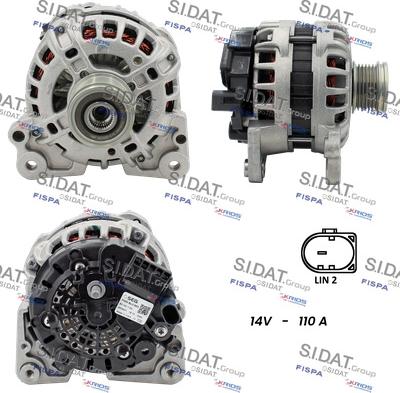 Sidat A12BH0538 - Alternatore autozon.pro