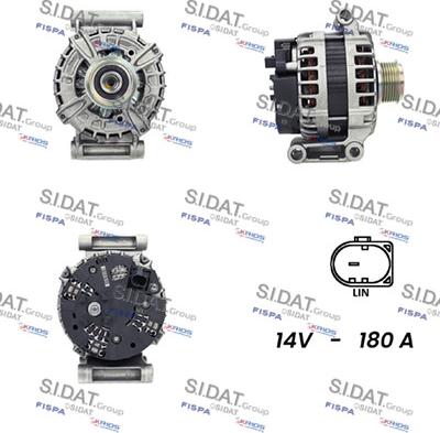 Sidat A12BH0524 - Alternatore autozon.pro