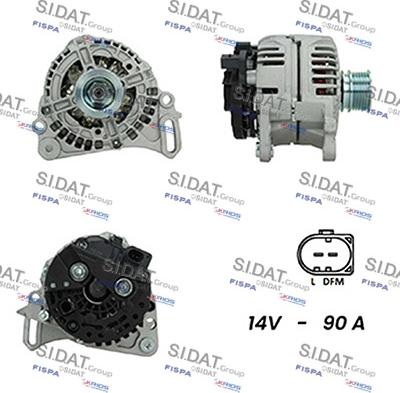 Sidat A12BH0528A2 - Alternatore autozon.pro