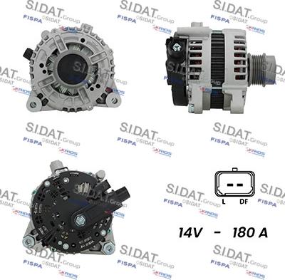 Sidat A12BH0522AS - Alternatore autozon.pro