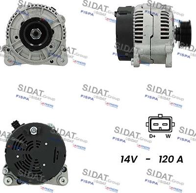 Sidat A12BH0527A2 - Alternatore autozon.pro