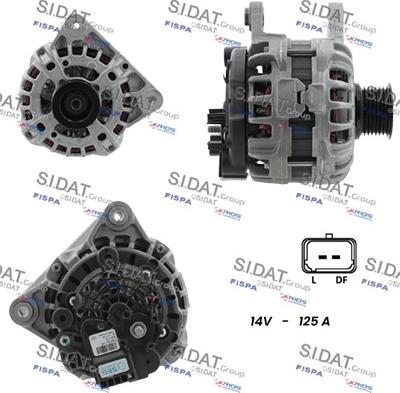 Sidat A12BH0578 - Alternatore autozon.pro