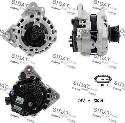 Sidat A12BH0698 - Alternatore autozon.pro