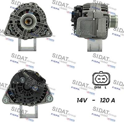 Sidat A12BH0646A2 - Alternatore autozon.pro