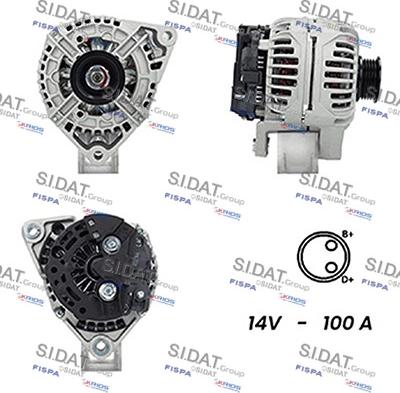 Sidat A12BH0634A2 - Alternatore autozon.pro