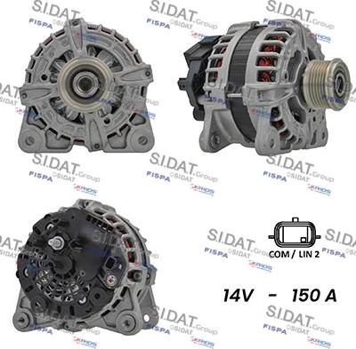 Sidat A12BH0070A2 - Alternatore autozon.pro