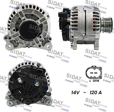 Sidat A12BH0078A2 - Alternatore autozon.pro