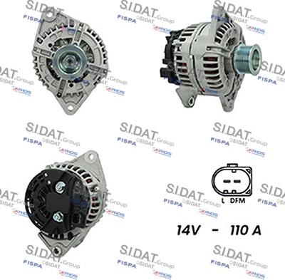 Sidat A12BH0190A2 - Alternatore autozon.pro