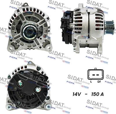 Sidat A12BH0145A2 - Alternatore autozon.pro