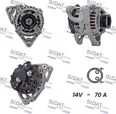 Sidat A12BH0111A2 - Alternatore autozon.pro