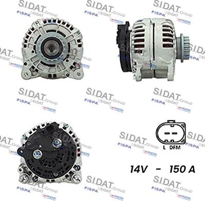 Sidat A12BH0130A2 - Alternatore autozon.pro