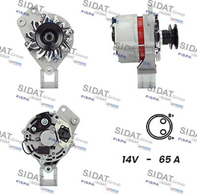 Sidat A12BH0129A2 - Alternatore autozon.pro