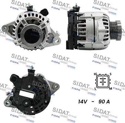 Sidat A12BH0176A2 - Alternatore autozon.pro