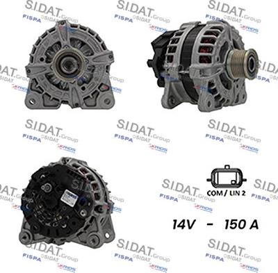 Sidat A12BH0173A2 - Alternatore autozon.pro