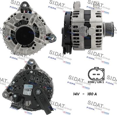 Sidat A12BH0890 - Alternatore autozon.pro