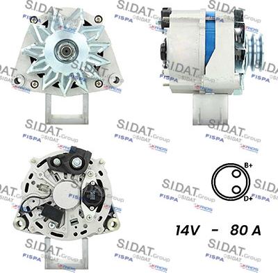 Sidat A12BH0898A2 - Alternatore autozon.pro