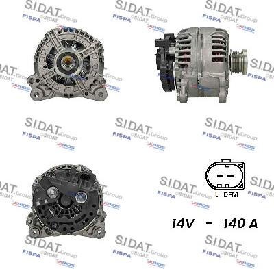 Sidat A12BH0865 - Alternatore autozon.pro