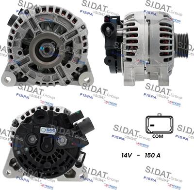 Sidat A12BH0808 - Alternatore autozon.pro