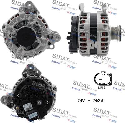 Sidat A12BH0882 - Alternatore autozon.pro