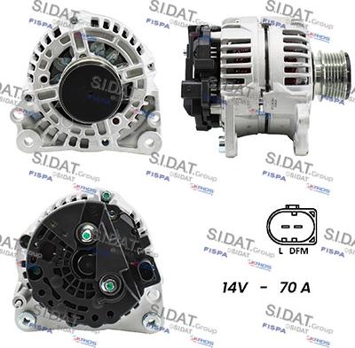 Sidat A12BH0839A2 - Alternatore autozon.pro