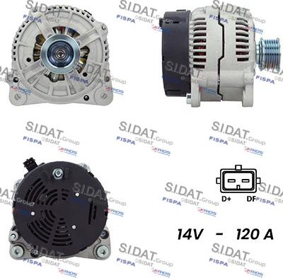 Sidat A12BH0836A2 - Alternatore autozon.pro