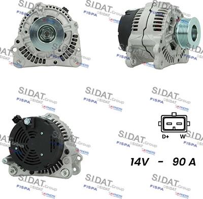 Sidat A12BH0837A2 - Alternatore autozon.pro