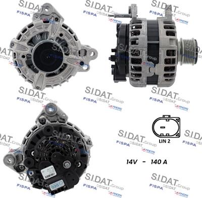 Sidat A12BH0870 - Alternatore autozon.pro