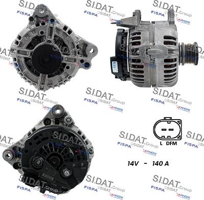 Sidat A12BH0878 - Alternatore autozon.pro