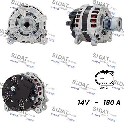 Sidat A12BH0877AS - Alternatore autozon.pro