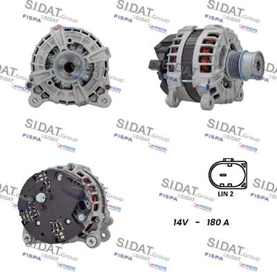 Sidat A12BH0877 - Alternatore autozon.pro