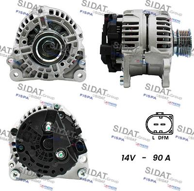 Sidat A12BH0399A2 - Alternatore autozon.pro