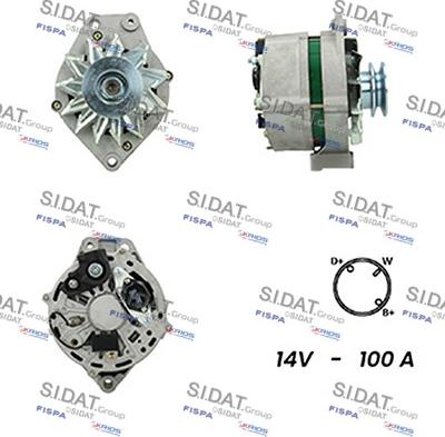 Sidat A12BH0396A2 - Alternatore autozon.pro