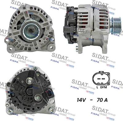 Sidat A12BH0398A2 - Alternatore autozon.pro