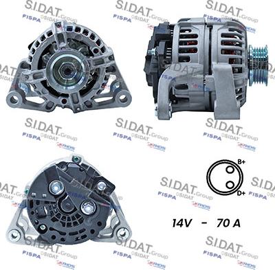 Sidat A12BH0349A2 - Alternatore autozon.pro