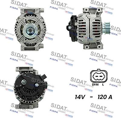 Sidat A12BH0350A2 - Alternatore autozon.pro