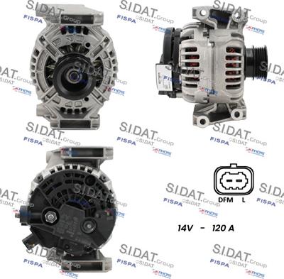 Sidat A12BH0350 - Alternatore autozon.pro